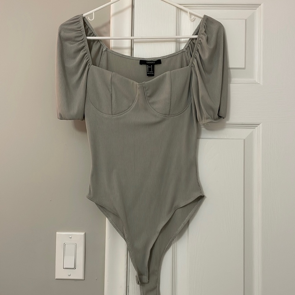 Size Small Grey Bodysuit
